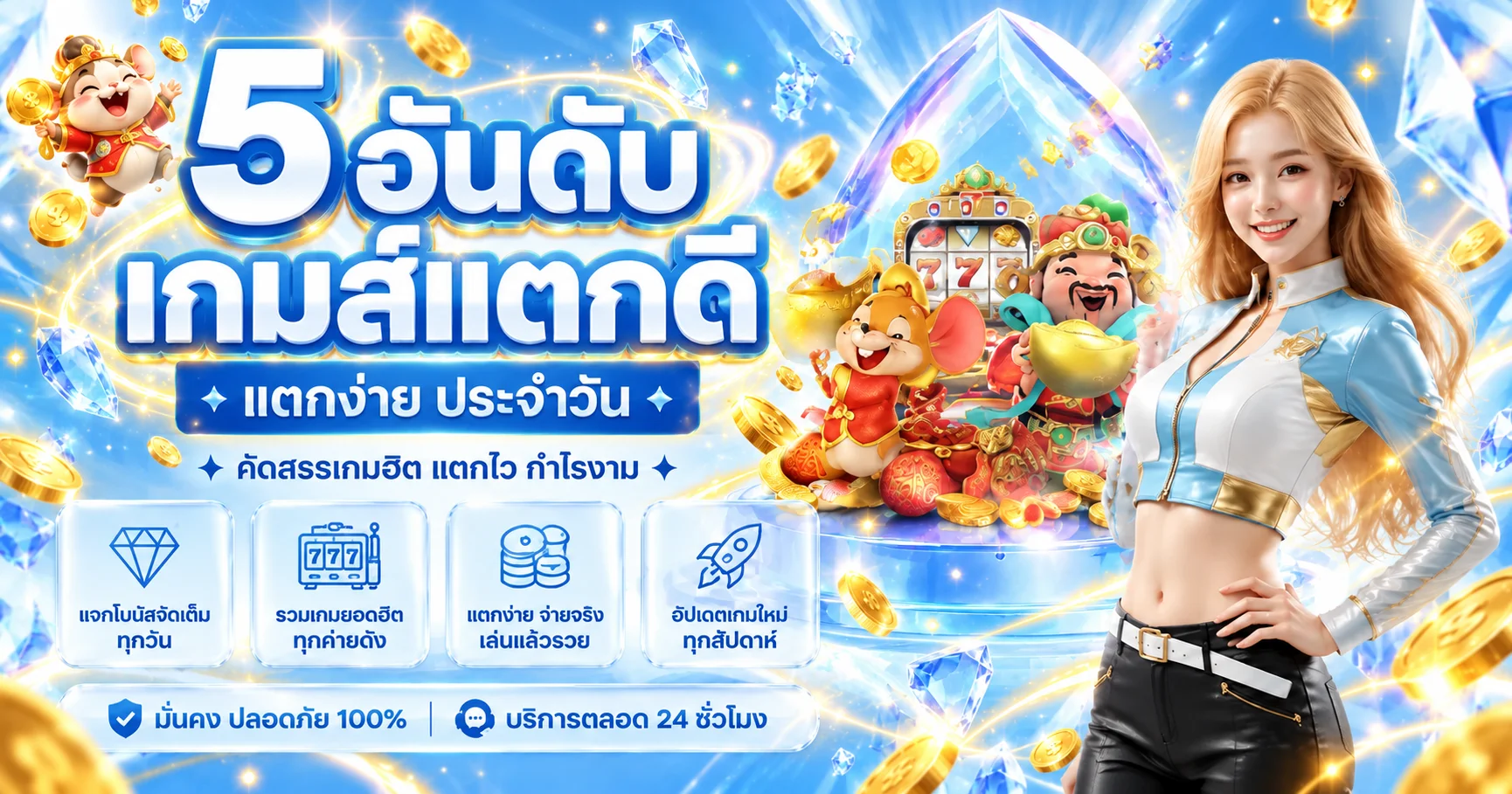 ทดลองเล่นสล็อต LUKMANTH พร้อมเกมหลายค่าย
